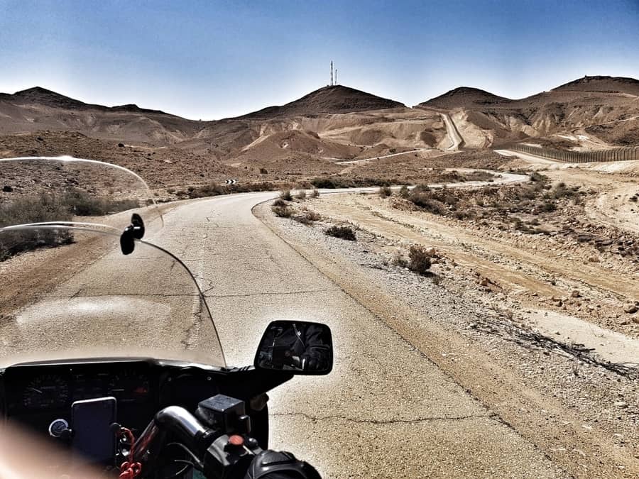 מסלול אופנועים בישראל - כביש 10 מסלול. צילום אושרה קמחי